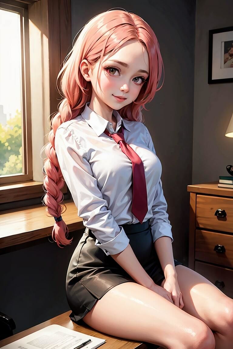 サンプル画像1:オフィス少女ノスタルジア(ミリ子) [d_338651]