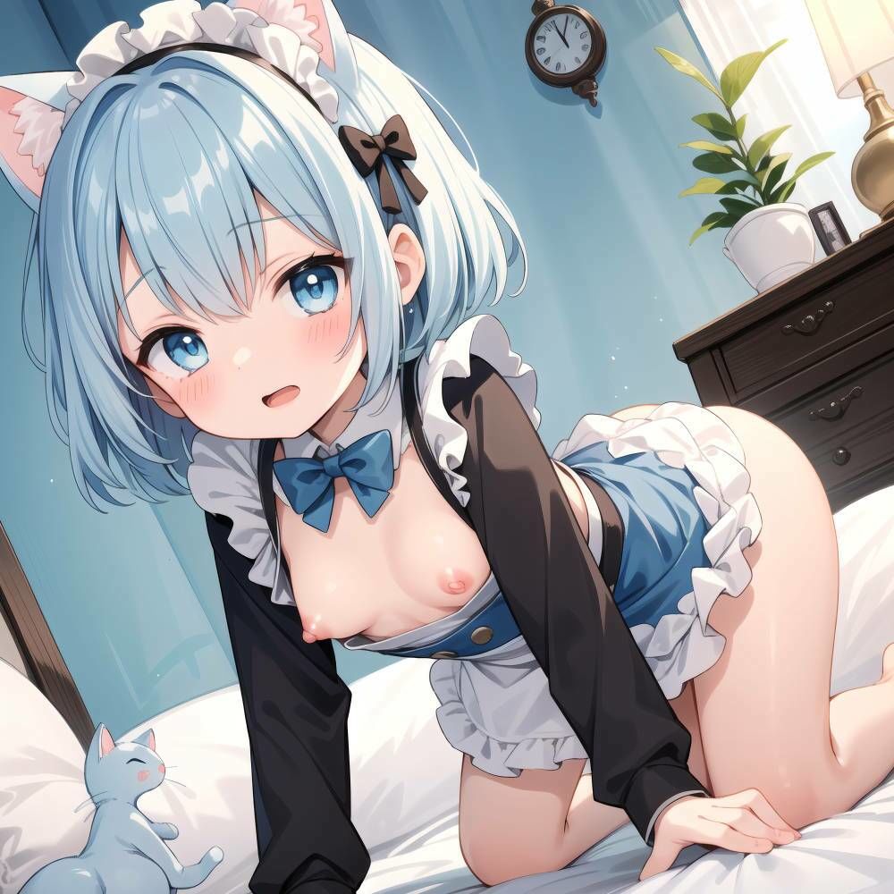 サンプル画像1:猫カフェ(AIのおかず) [d_338682]