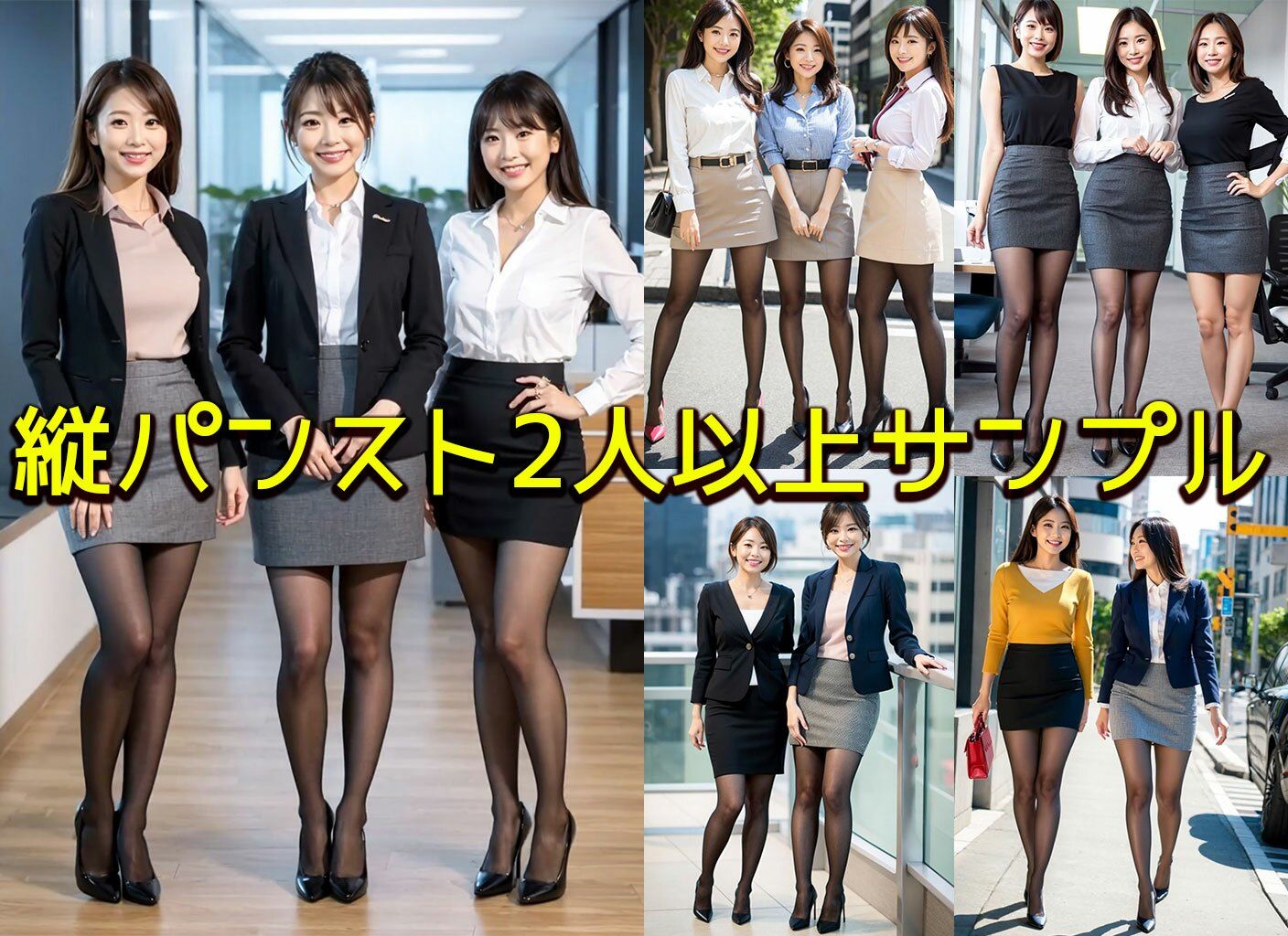 サンプル画像2:【OLパンストフェチマニア】オフィスレディの日常のチラリズム(リアル日替わりさん) [d_338884]