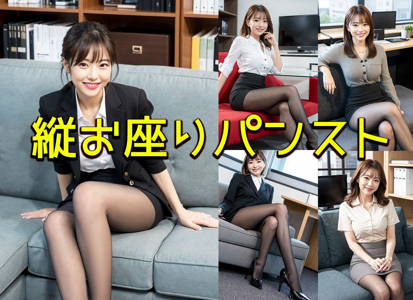 サンプル画像3:【OLパンストフェチマニア】オフィスレディの日常のチラリズム(リアル日替わりさん) [d_338884]