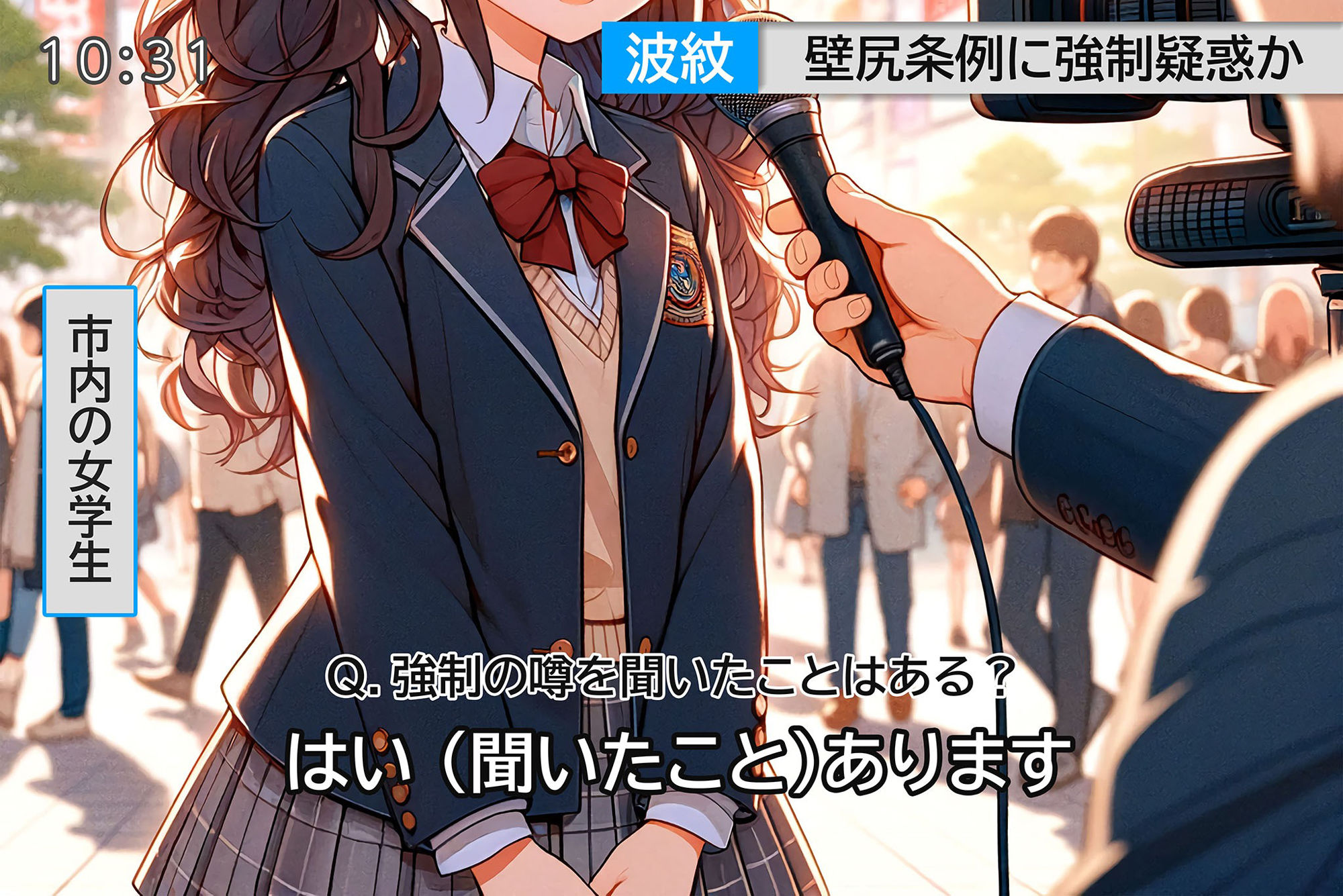 サンプル画像5:壁尻委員のおしごと 〜条例改正で強●ドスケベオブジェ化〜(ラビットフット) [d_339015]