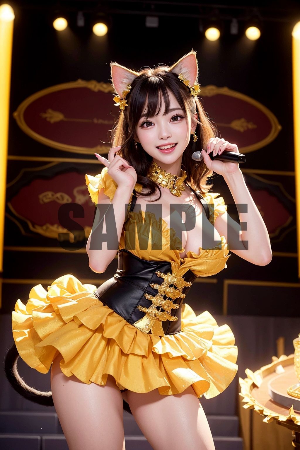 サンプル画像1:アイドル生本番LIVE(おくみ) [d_339021]
