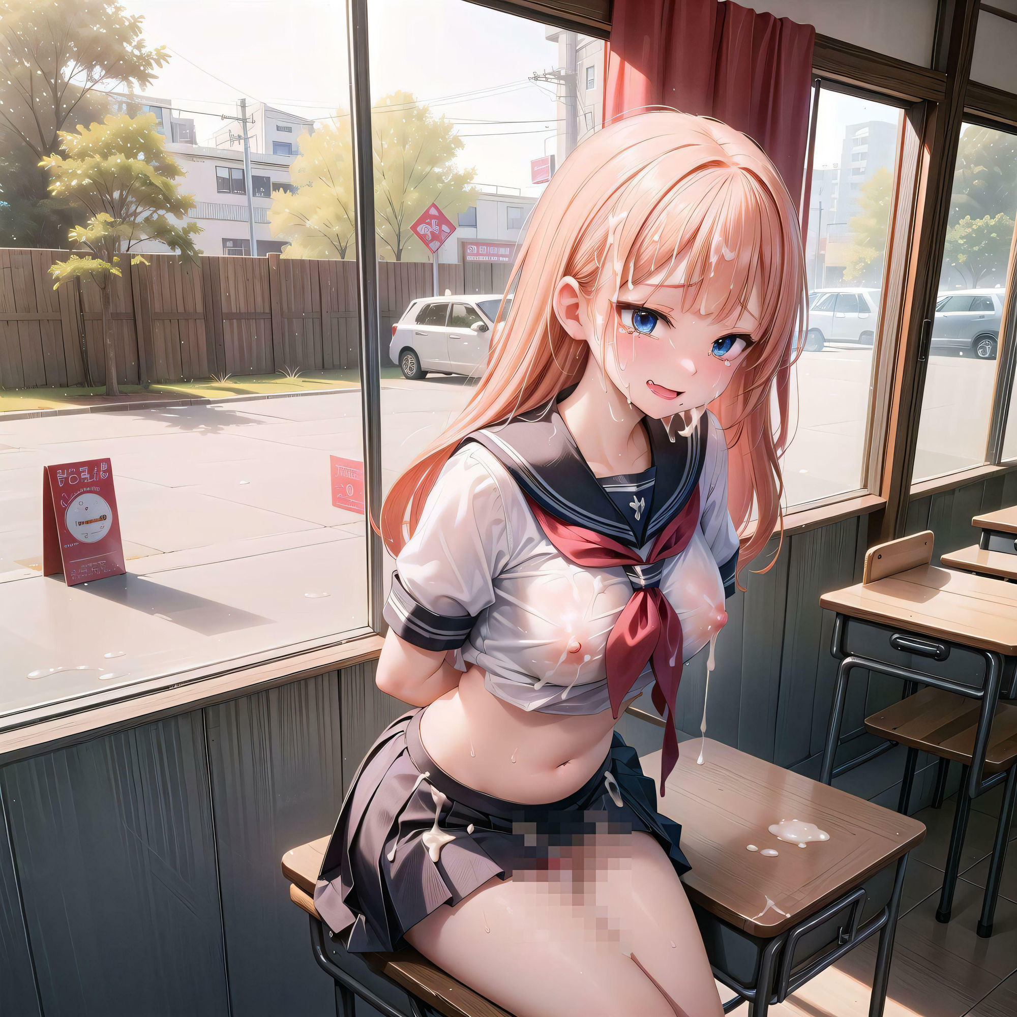 サンプル画像6:巨乳制服乱れ教室(官能ラビリンス) [d_339124]