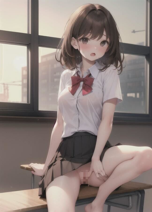 サンプル画像4:学生制服ノーパン(fanfanstar) [d_339178]