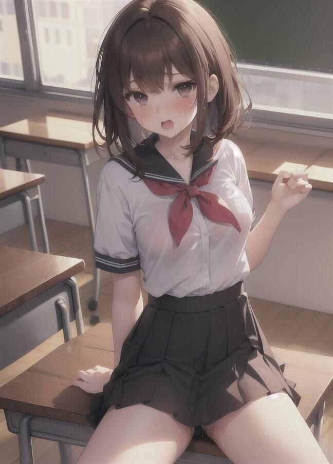 サンプル画像5:学生制服ノーパン(fanfanstar) [d_339178]