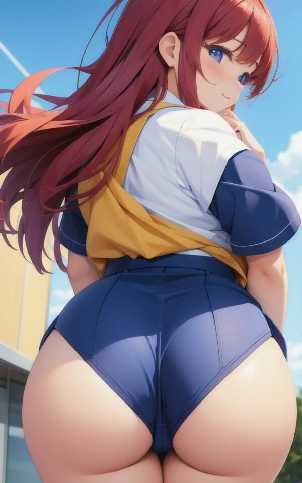 サンプル画像1:エロすぎる巨尻で誘惑してくる痴女JKちゃん奇跡の92連発(美人AIラボ) [d_339256]