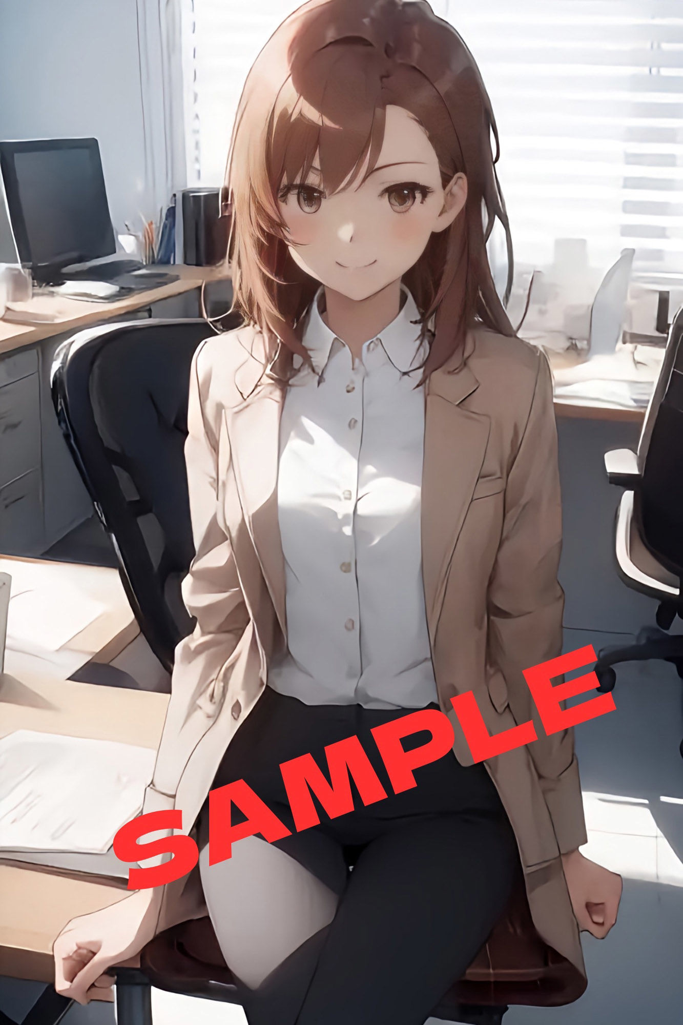 サンプル画像2:大人if 御坂〇琴 仕事も恋も全力投球(かわいあい) [d_339301]