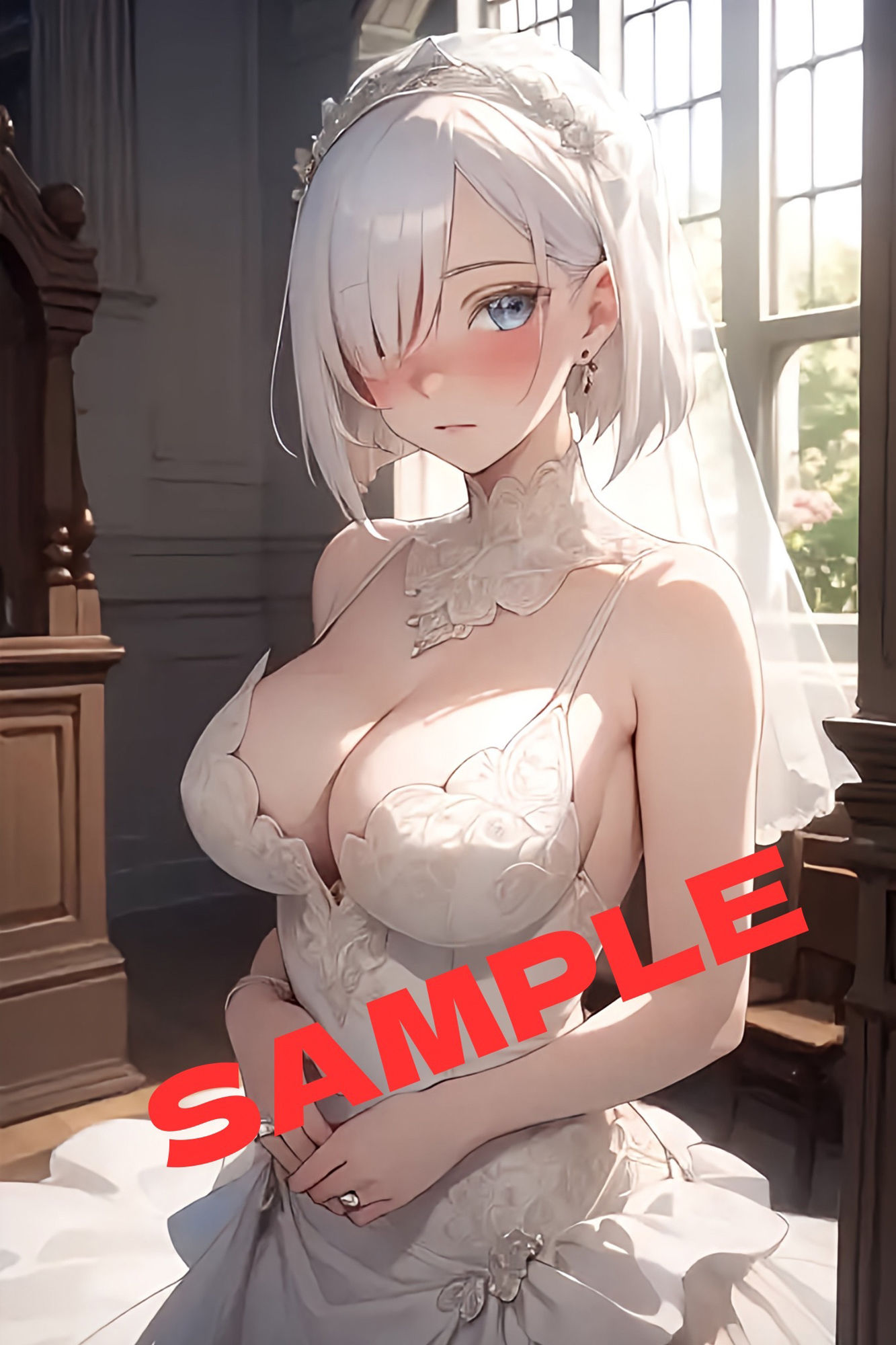 サンプル画像2:S〇P FAM〇LY フィ〇ナ 笑顔の結婚式（妄想）＆鉄仮面のお仕事（現実）(かわいあい) [d_339339]