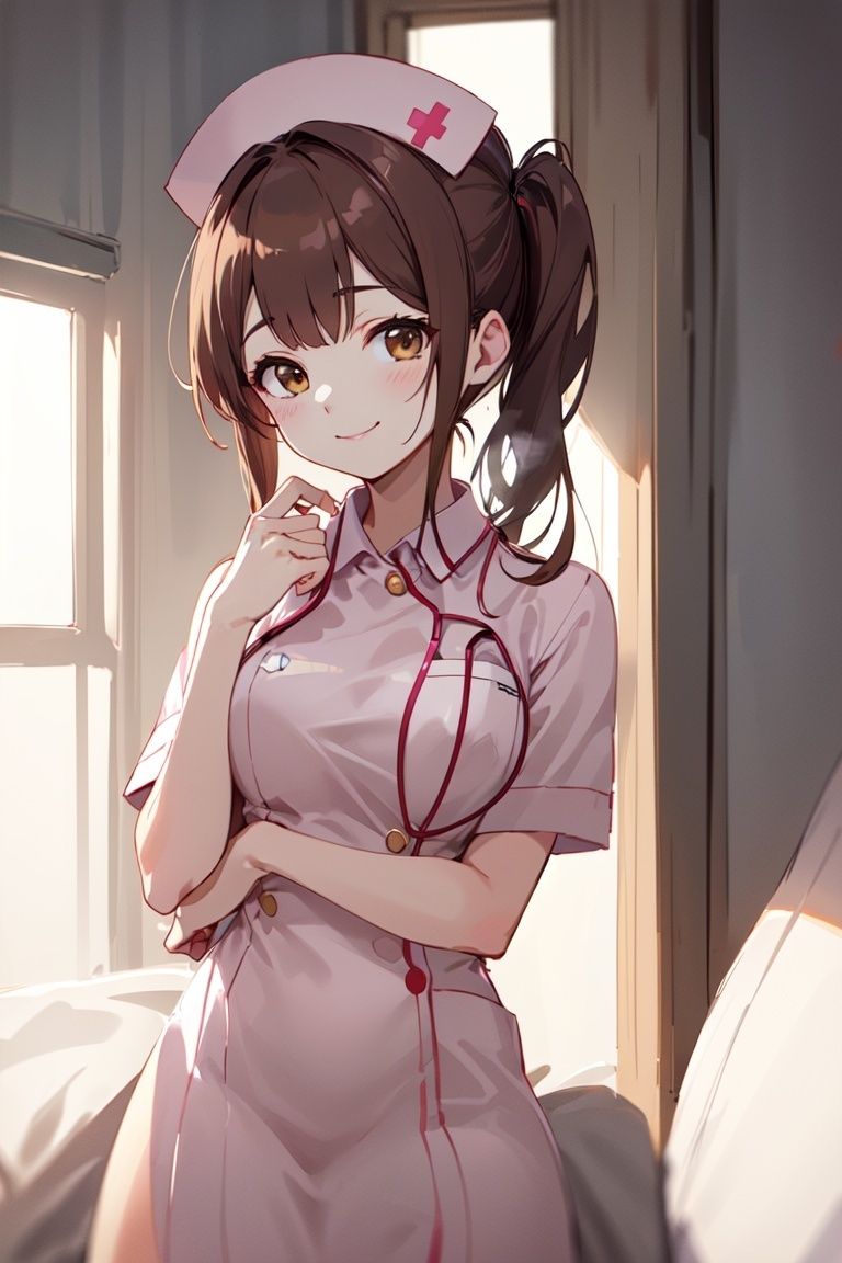 サンプル画像5:ナース看護師 着衣/正常位 即オチ2コマ(事務びーむ) [d_339421]