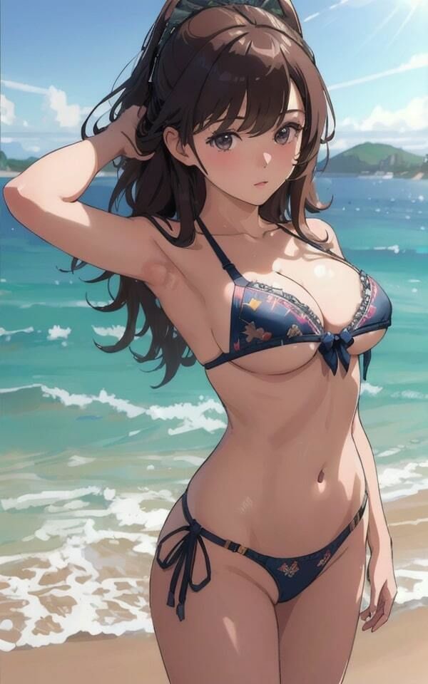 サンプル画像1:水着美女 誘惑美女 51人収録(妄想性癖) [d_339452]