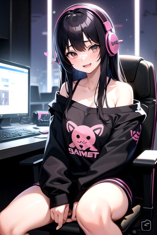 サンプル画像1:【黒髪ゲーマー女子校生】緊縛拘束され強●高圧中出し(AIザッハトルテ) [d_339470]