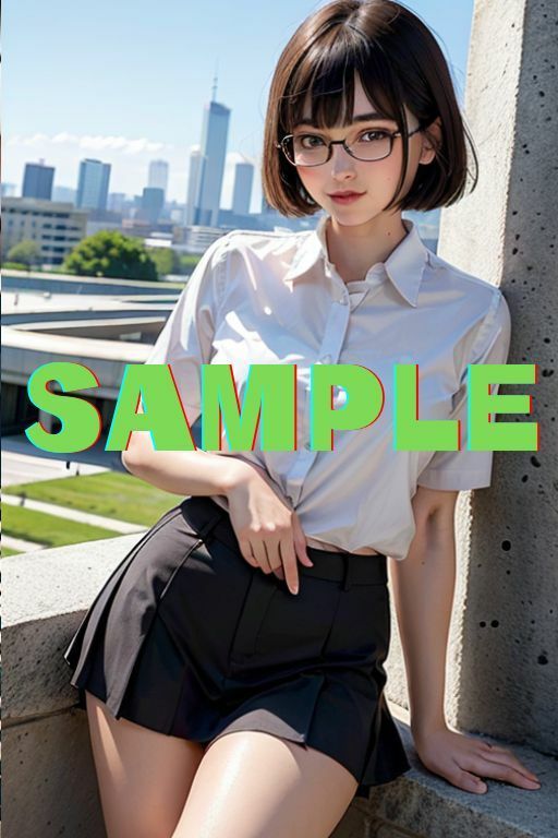 サンプル画像1:眼鏡×爆乳の彼女に激しくギャップ萌え(スローバラー堂) [d_339622]