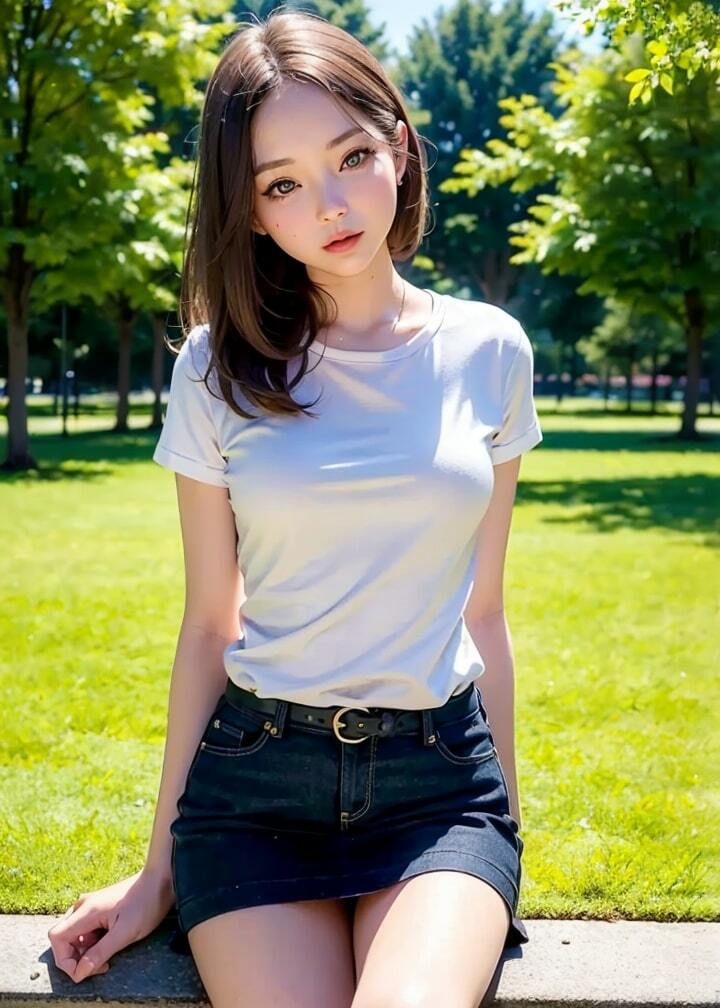 サンプル画像2:純白の女神(ももらん) [d_339626]