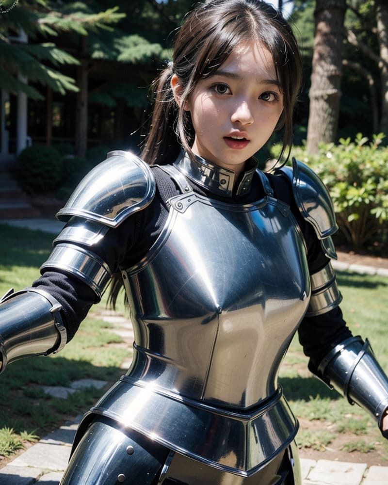 サンプル画像2:西洋風の鎧（54枚）(kohane@AI girl) [d_339642]