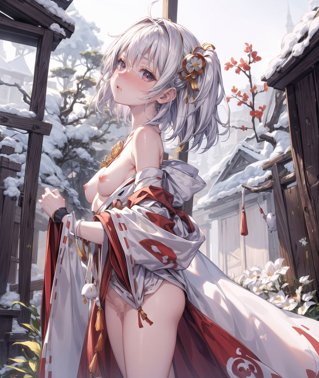 サンプル画像2:和装織々美少女〜絢彩〜(Aark) [d_339677]