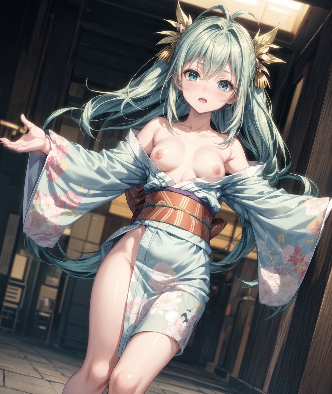 サンプル画像3:和装織々美少女〜絢彩〜(Aark) [d_339677]