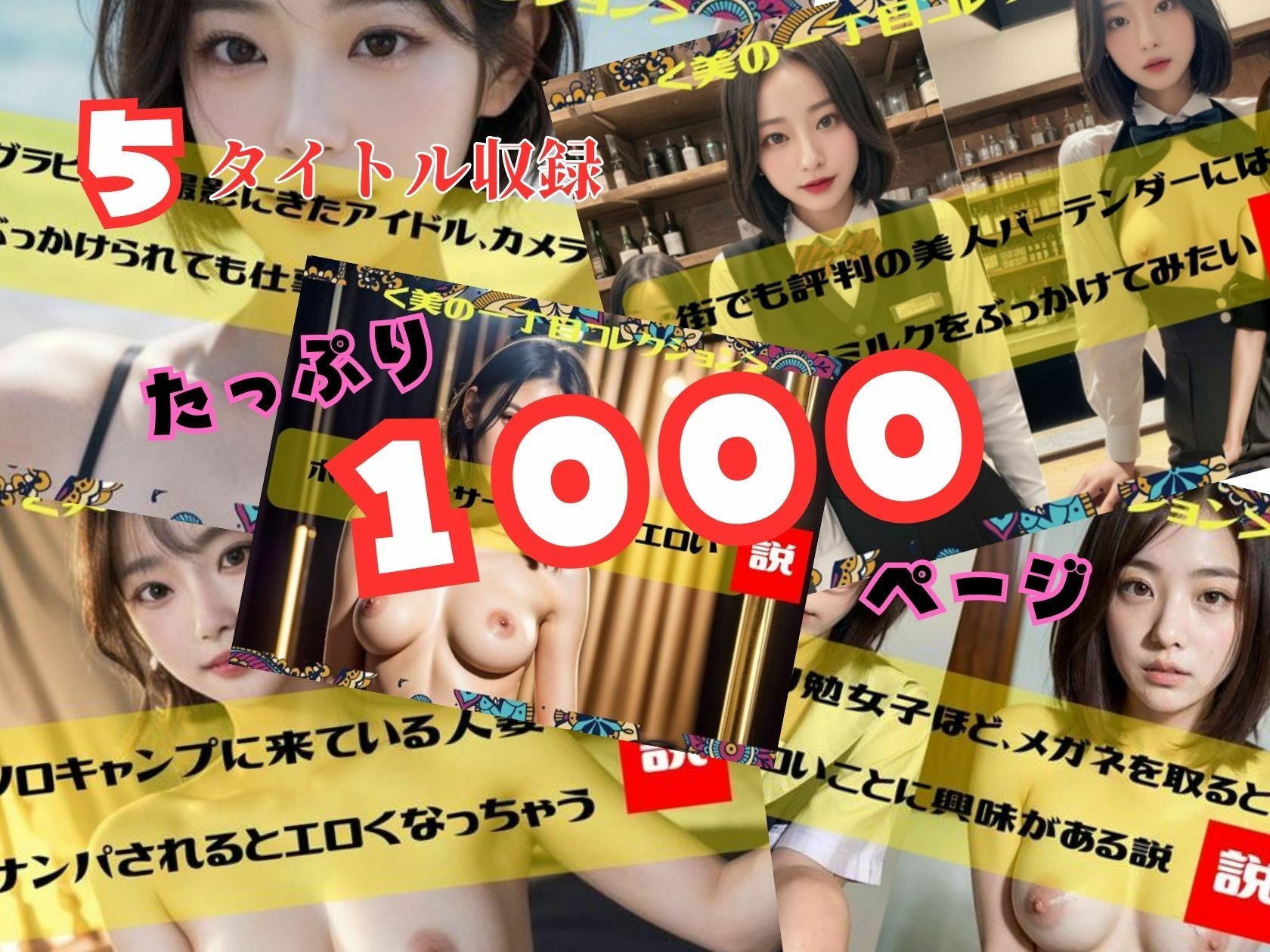 サンプル画像2:美の一丁目倶楽部説シリーズ2023年リリース作品5タイトル収録【たっぷり1000ページ】(一丁目倶楽部) [d_339728]