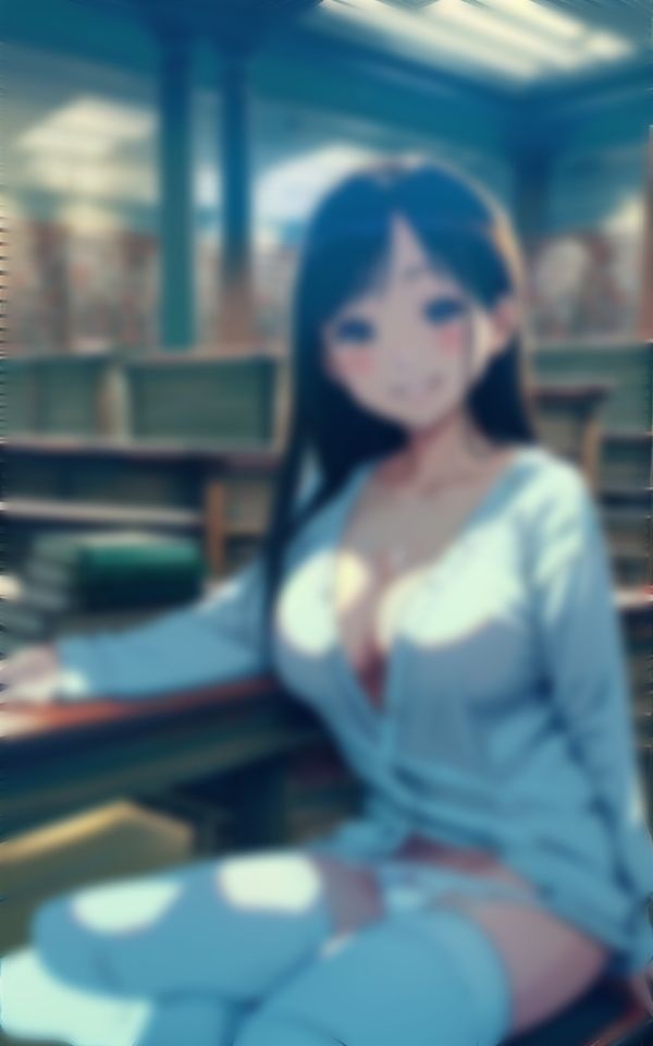 サンプル画像2:下着の図書委員〜某女子大の図書館にはGカップのあおっぱい学生がいた〜痴女スペシャル(キャンペーン激安企画) [d_339796]