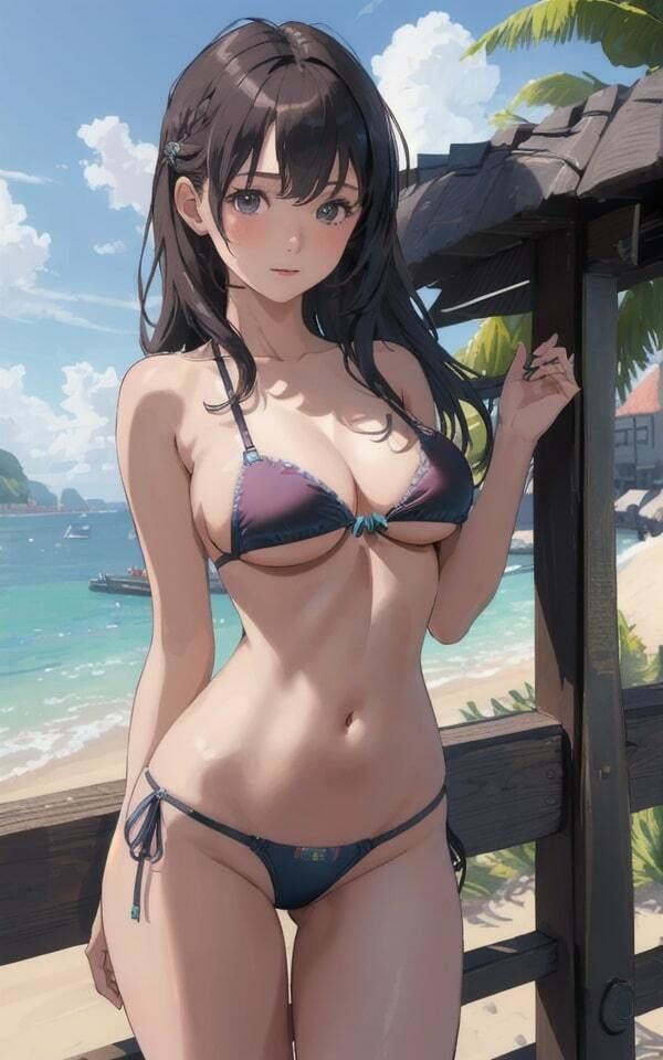 サンプル画像2:水着美女 20才の美女 54人収録(妄想性癖) [d_339818]