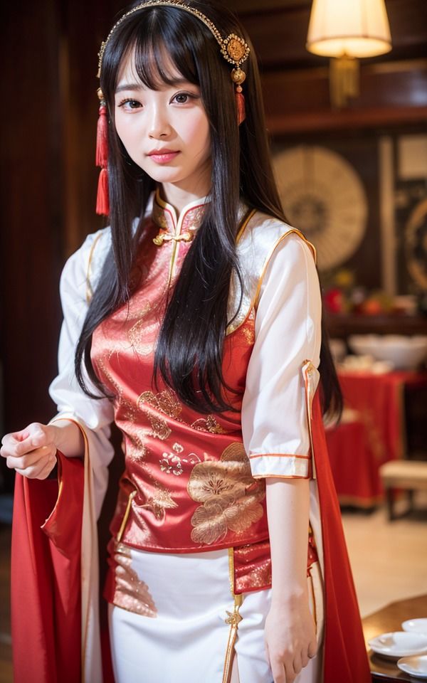 サンプル画像1:セクシーチャイナ服集 赤編2(Jmeng) [d_339840]