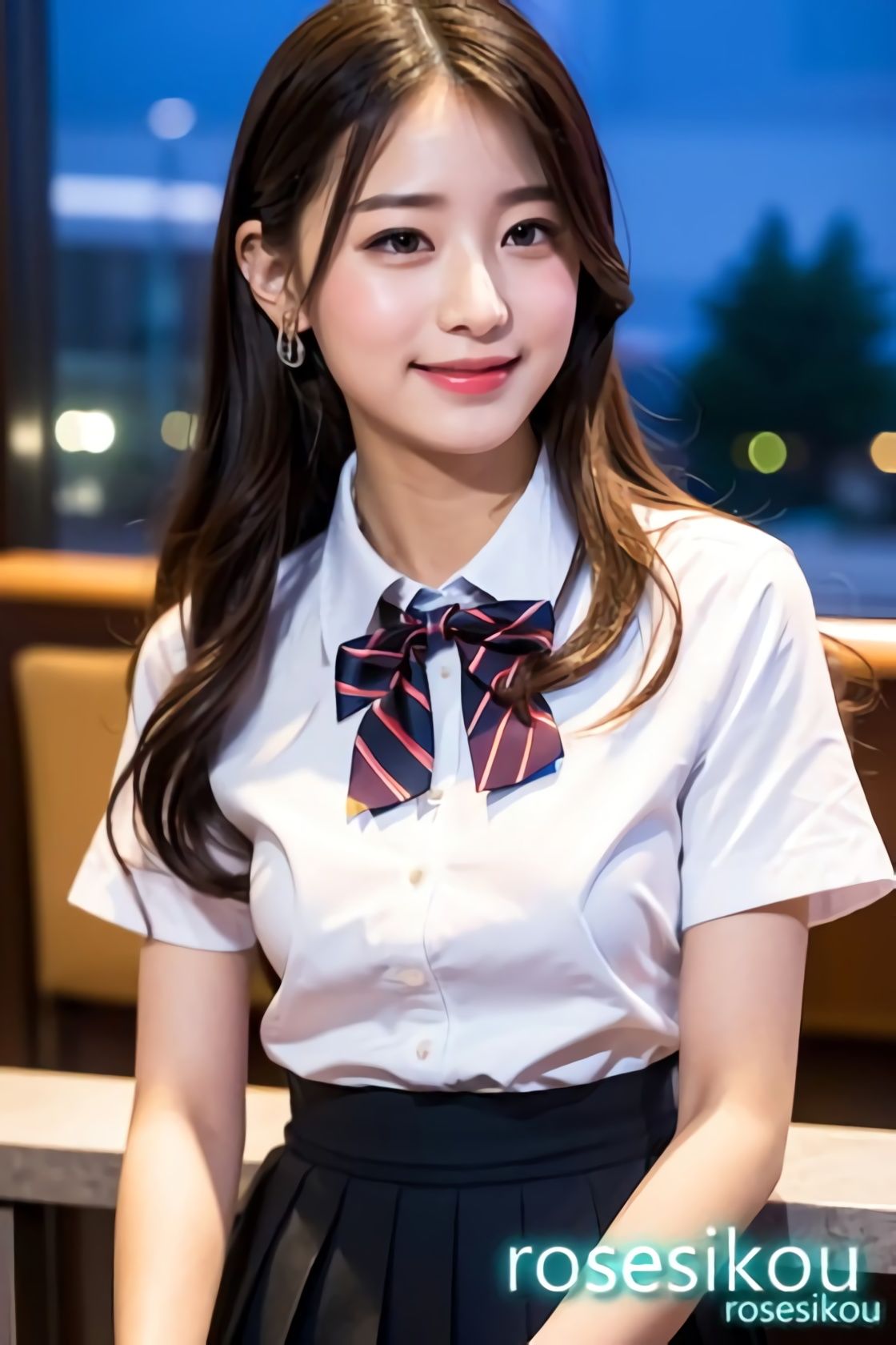 サンプル画像2:【ROCG018】30次元カフェ店員★約350枚640×960(ローズ志向) [d_339861]