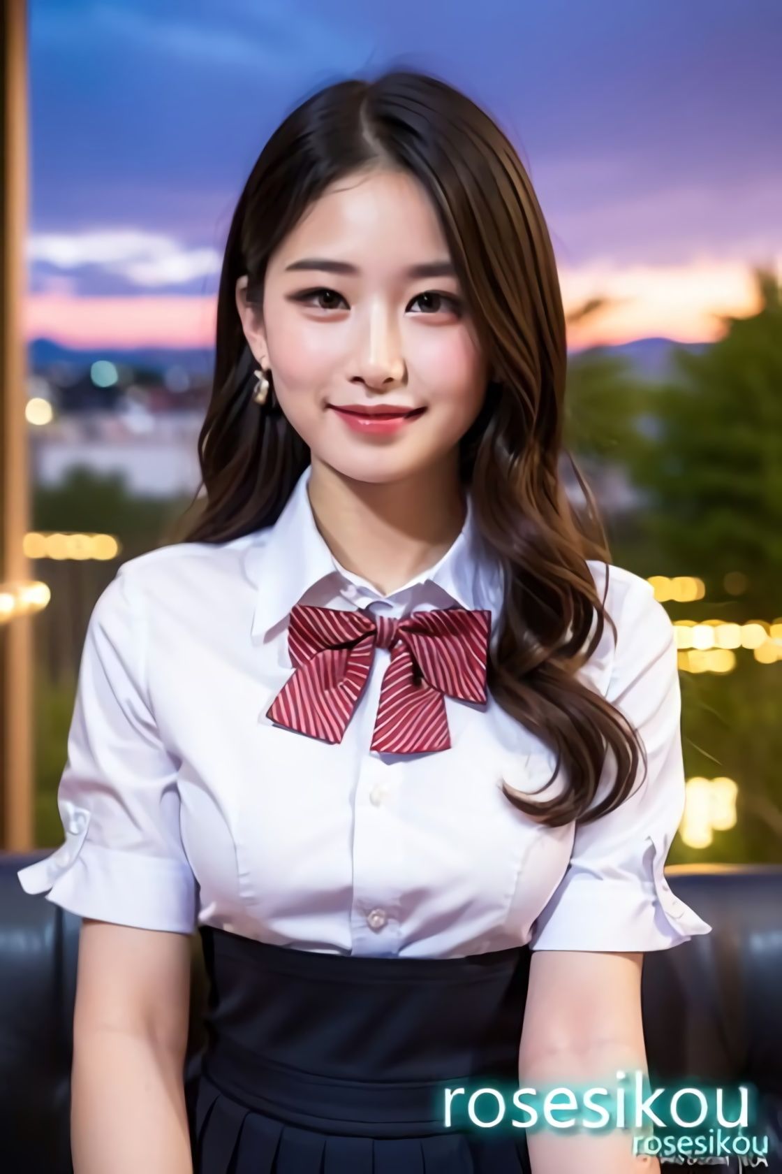 サンプル画像4:【ROCG018】30次元カフェ店員★約350枚640×960(ローズ志向) [d_339861]