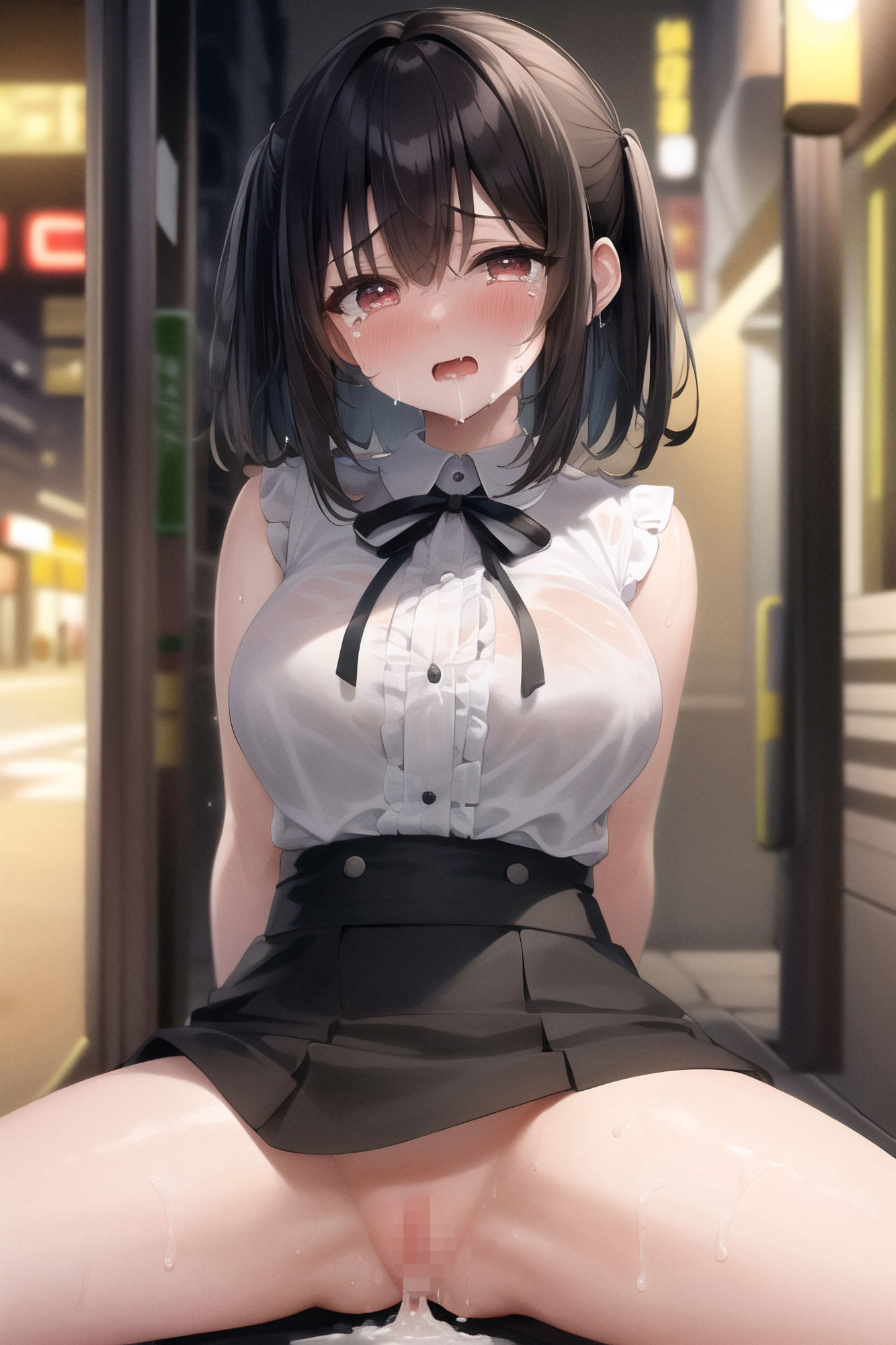 サンプル画像2:トー横●ッズを公開処刑！地雷系少女を犯●まくる(小林 由佳) [d_339910]