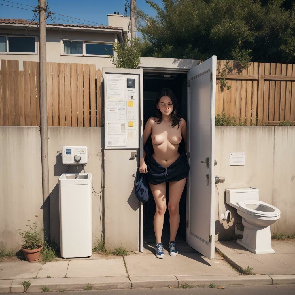 サンプル画像3:露出おしっこタウン(深海のパンドラ) [d_340023]