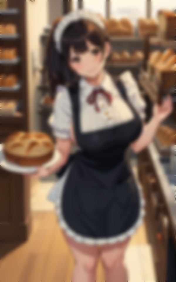 サンプル画像1:Gカップの元グラビア出身のバイト店員が男性を興奮スペシャル！パン屋の9割が男性に・・・(オタクな写真館) [d_340069]