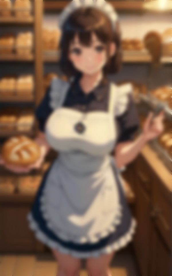 サンプル画像2:Gカップの元グラビア出身のバイト店員が男性を興奮スペシャル！パン屋の9割が男性に・・・(オタクな写真館) [d_340069]