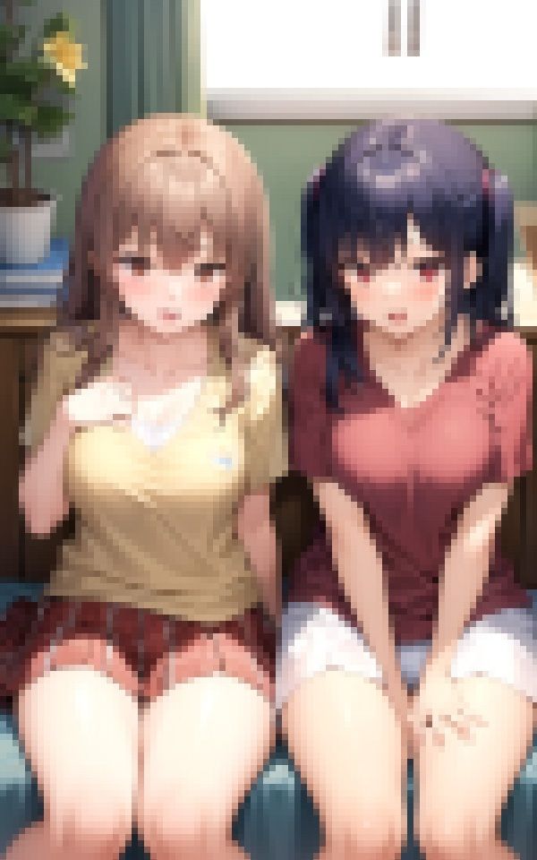 サンプル画像3:幼馴染と隠れエッチ(愛液の花園) [d_340133]