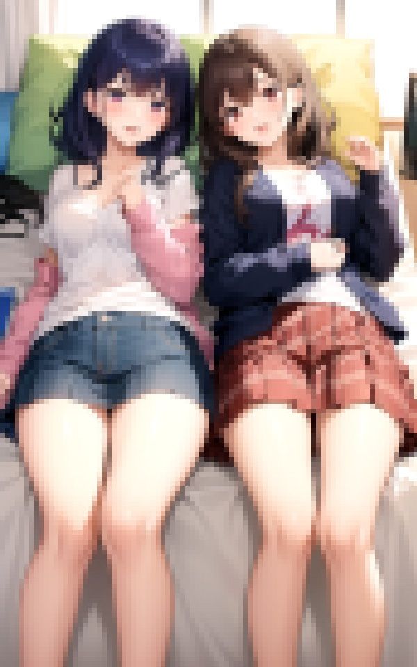 サンプル画像5:幼馴染と隠れエッチ(愛液の花園) [d_340133]