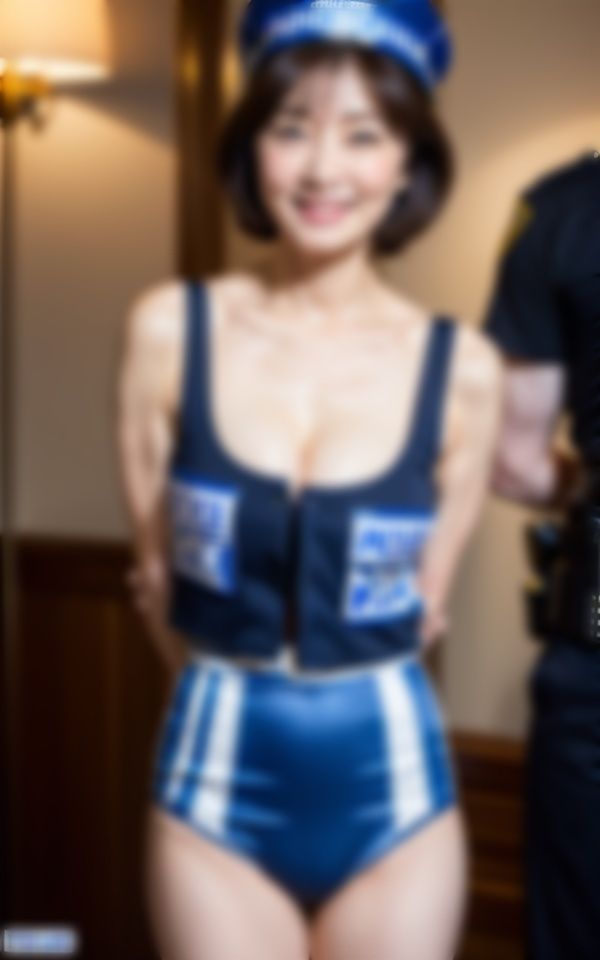 サンプル画像1:パイパン熟女警察24時〜平和の為に下半身露出します〜(熟女部屋) [d_340178]