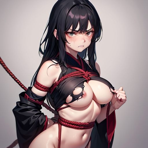 サンプル画像4:泣き虫くノ一縛り(うるわし校房) [d_340201]