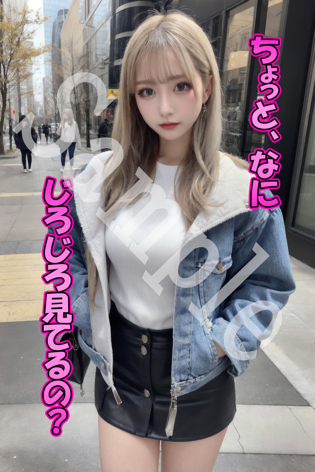 サンプル画像2:【総数215枚】ギャルって、なんでエロいんだろう？【白ギャル 私服編 Vol.1】(ユメニッキ) [d_340232]