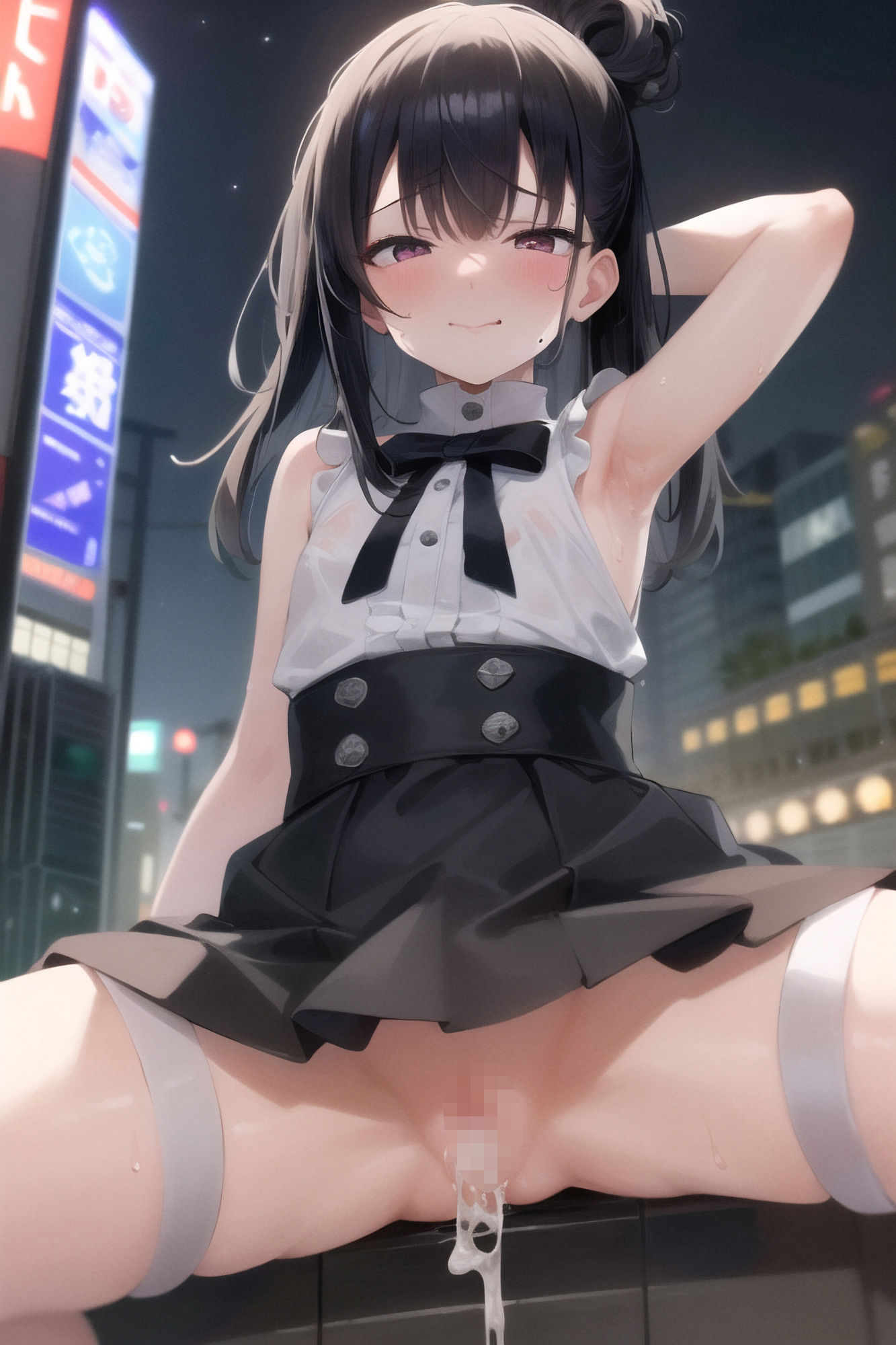 サンプル画像1:新宿の立ちんぼ公園にいた生意気な地雷系少女(小林 由佳) [d_340265]