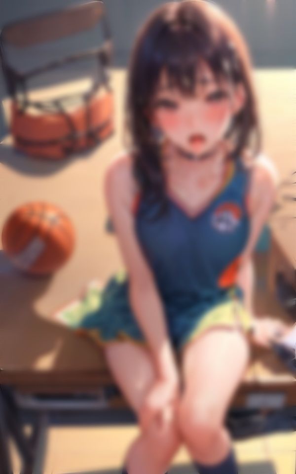 サンプル画像3:バスケ少女のお口にシュートっ！(panpanyama1) [d_340334]