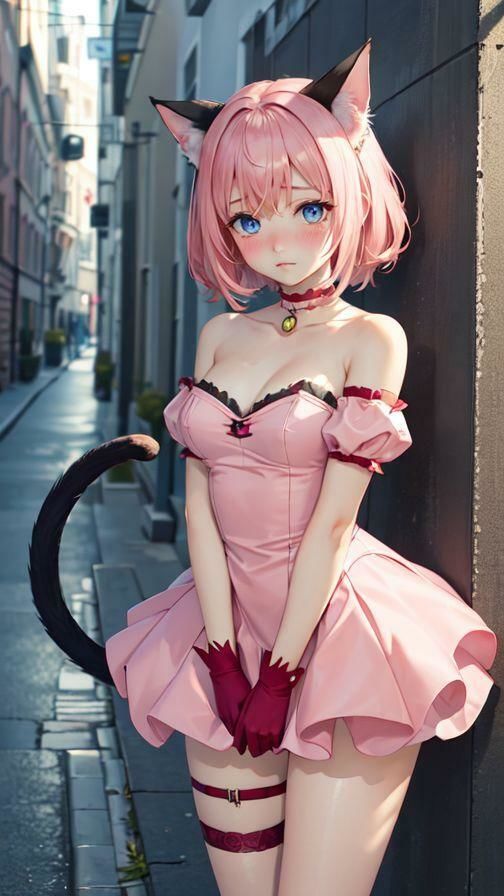 サンプル画像1:T◯LOVEる/モモ・ベリア・デビル◯クみたいな女の子(縦軸と無花果) [d_340339]