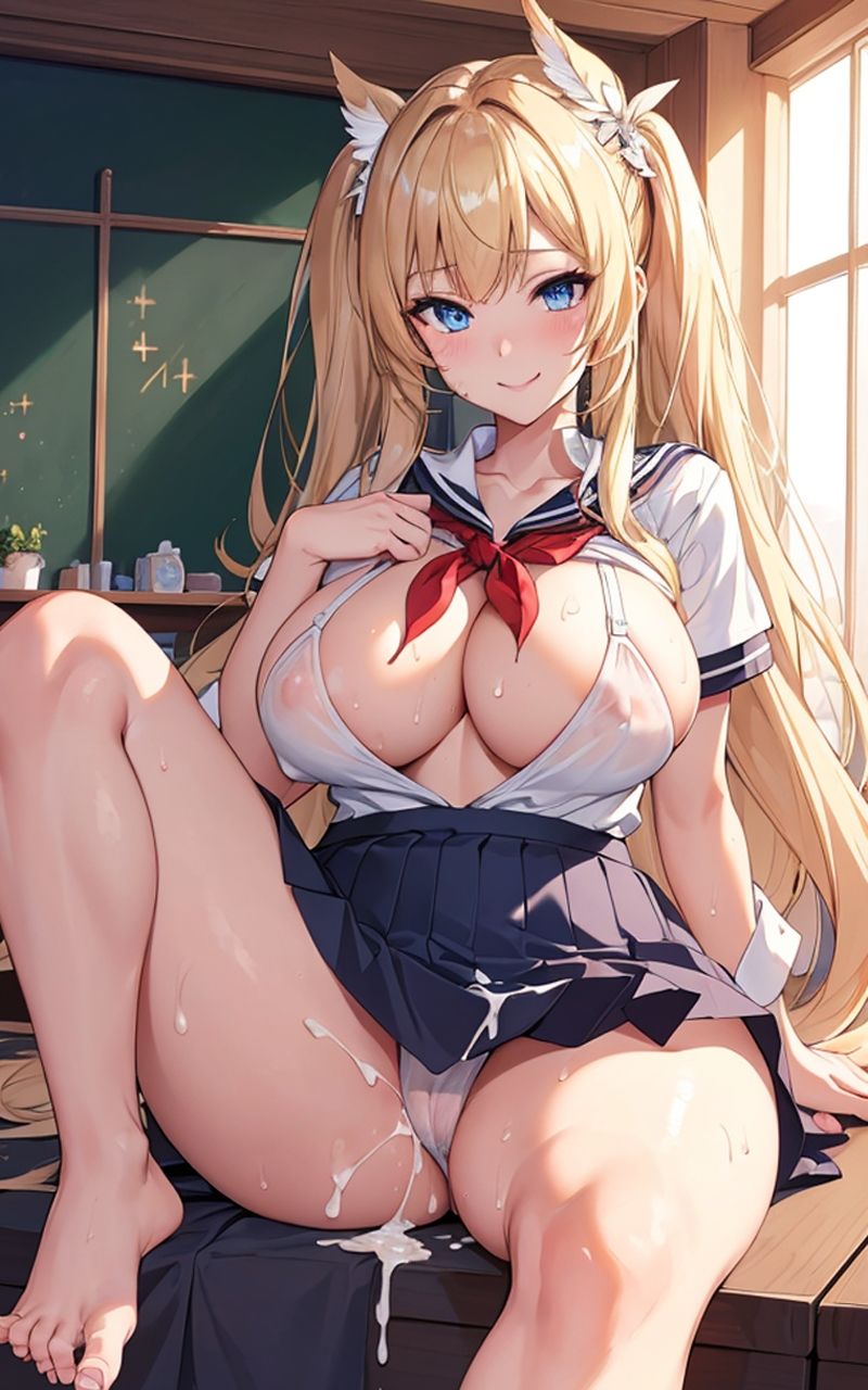 サンプル画像1:金髪JKぶっかけフェチ〜足裏〜(ソノトキロク) [d_340360]