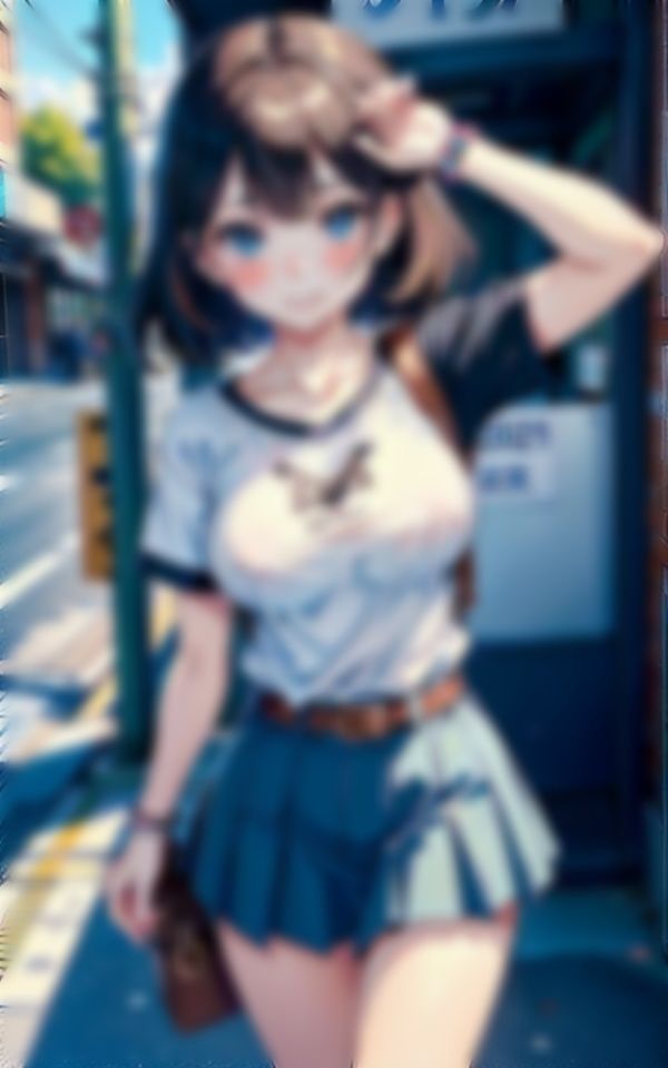 サンプル画像1:帰り道に隣のおじさんと出会って・・・「私、大きくなりました」発育したおっぱいを横目に挨拶(ANAZON企画) [d_340374]