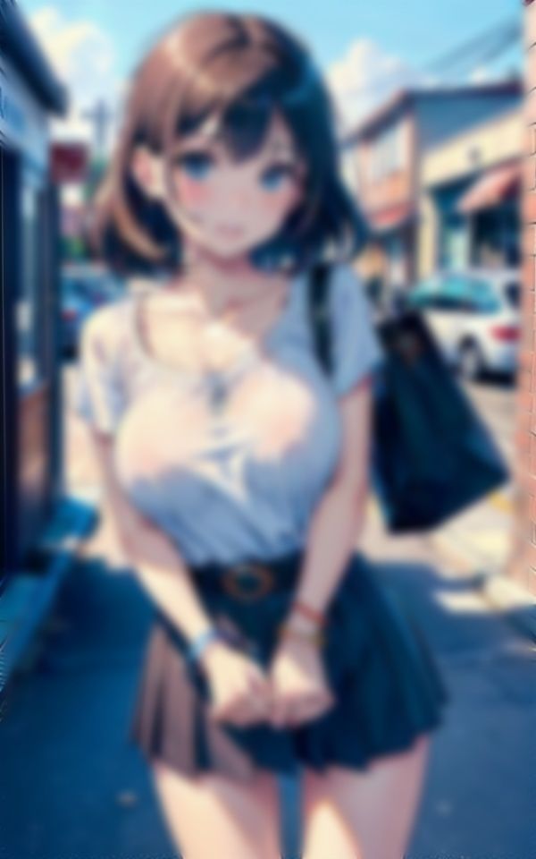 サンプル画像2:帰り道に隣のおじさんと出会って・・・「私、大きくなりました」発育したおっぱいを横目に挨拶(ANAZON企画) [d_340374]