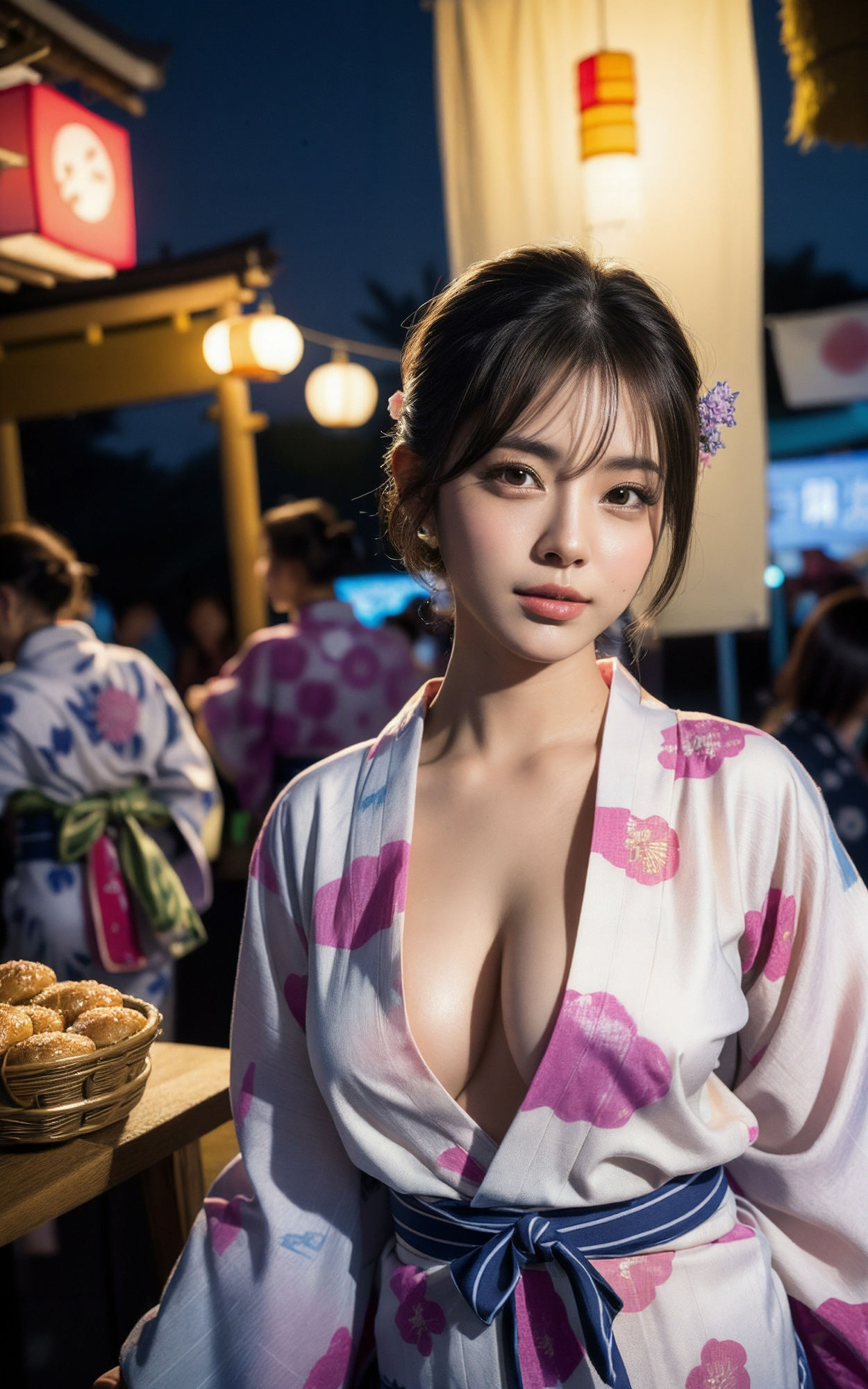 サンプル画像1:温泉宿の女たち(Ultimate AI) [d_340418]