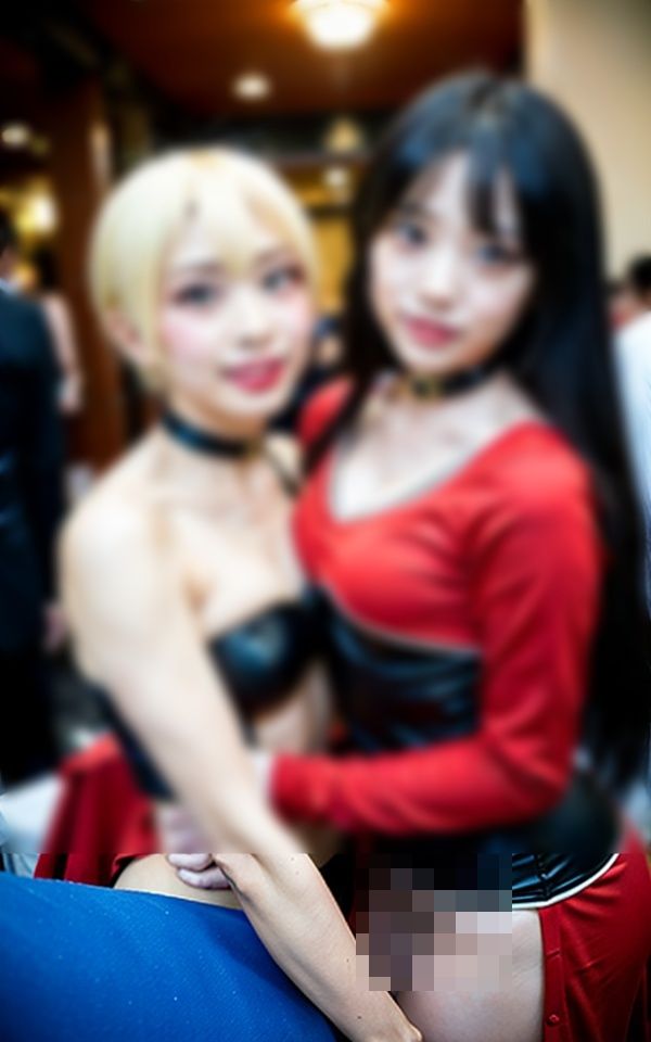 サンプル画像1:エッチなコスプレイヤー〜乳だしマーケット235人〜(JK愛好部) [d_340494]