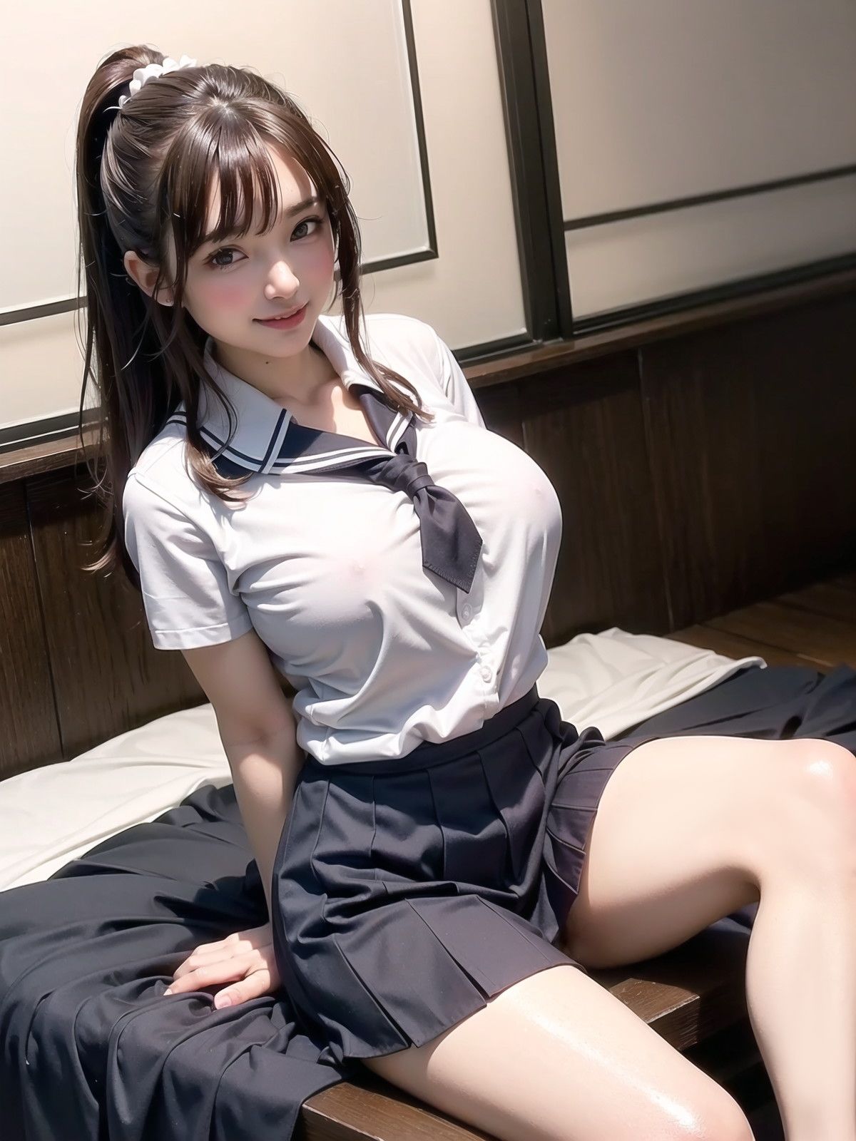 サンプル画像5:女子寮たわわおっぱい2〜全寮制お嬢様学校に潜入！〜(もちもち白玉大臣) [d_340500]