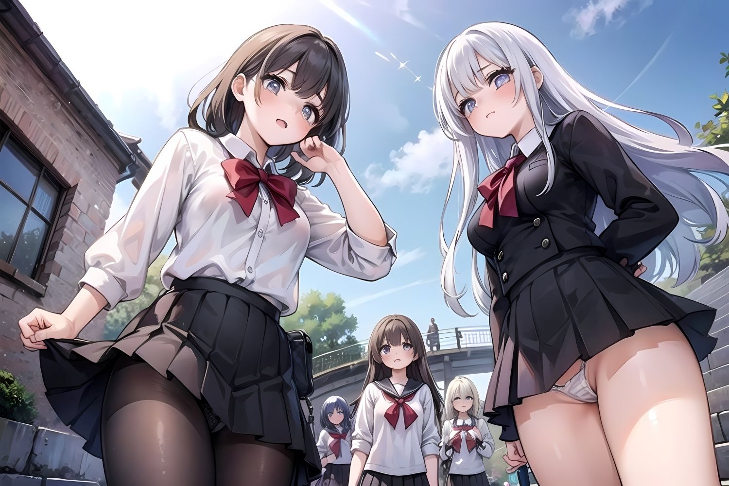 サンプル画像4:学校で唯一の男性教師 階段を上る Vol.1(ぶらぶらんこ) [d_340530]