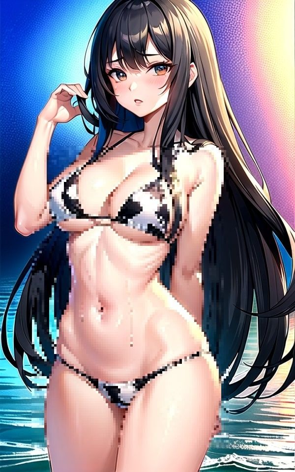 サンプル画像1:マイクロビキニの美少女図鑑2(AIcom) [d_340558]