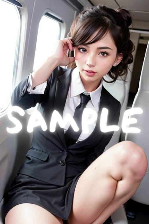 サンプル画像1:某国際線キャビンアテンダントは違った意味？で肉体労働です コンプラ違反(三打弩夢) [d_340570]