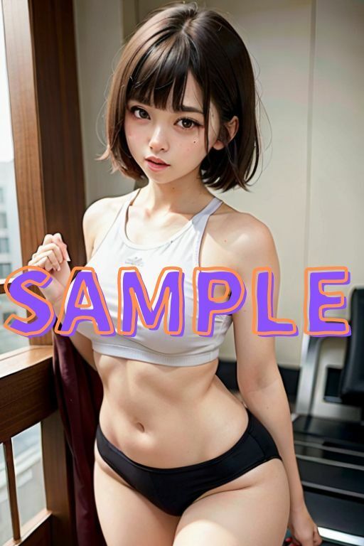 サンプル画像1:体育会系女子の性処理事情 ムラムラしちゃう(AIみっくす) [d_340614]