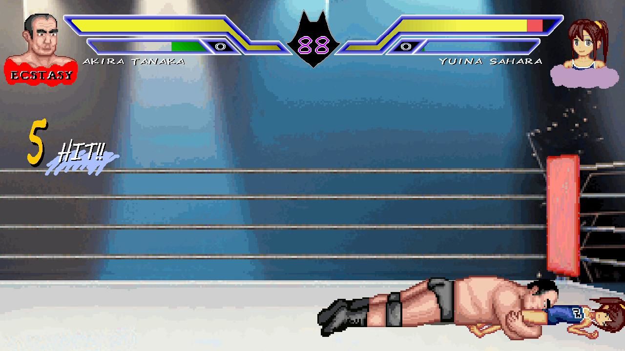 サンプル画像1:変態レスラーとスク水少女のエッチなバトル(WOLF) [d_340618]