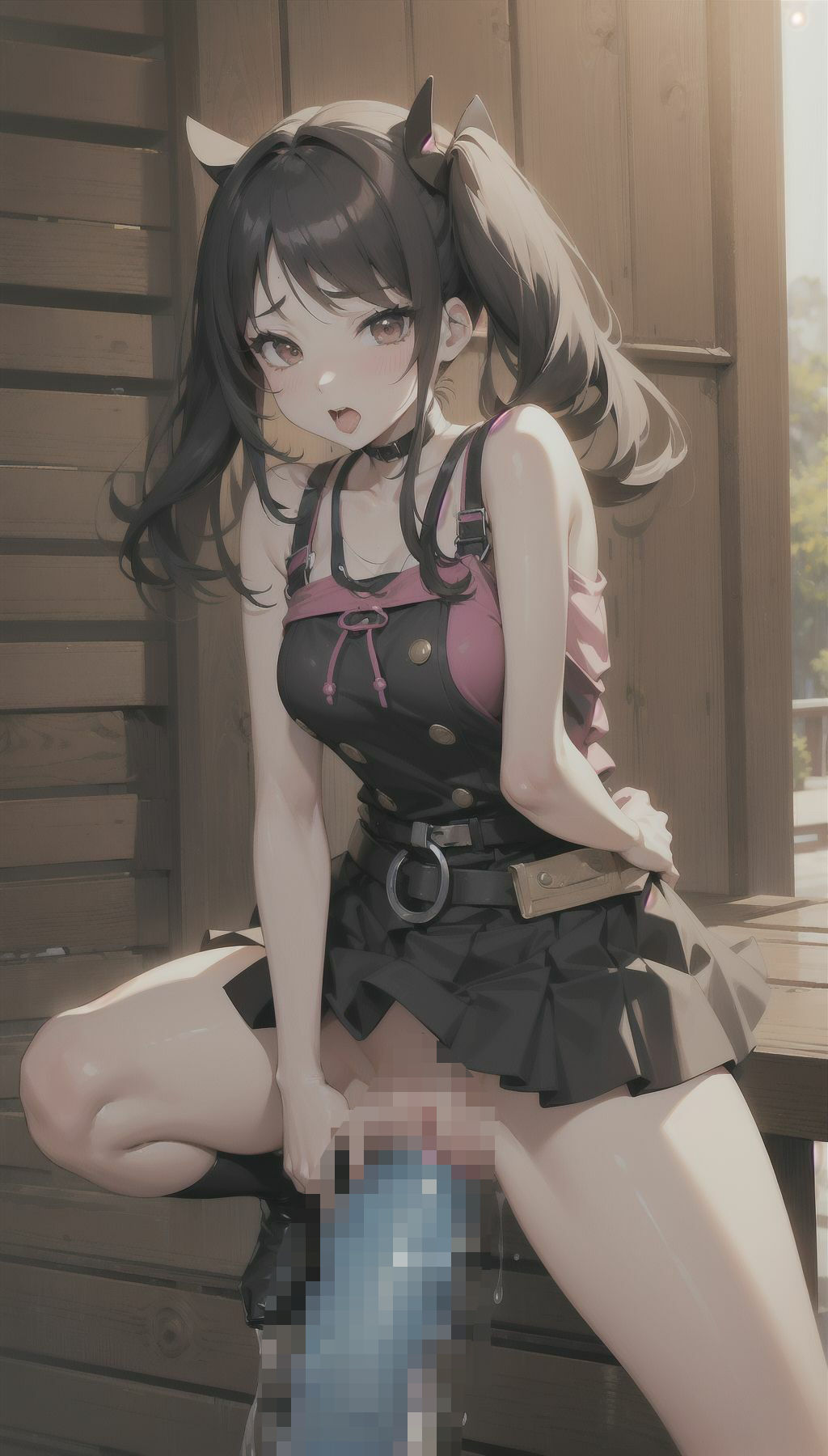 サンプル画像6:美女達の着衣オナニー23(AI爆美女エロ写真集) [d_340682]